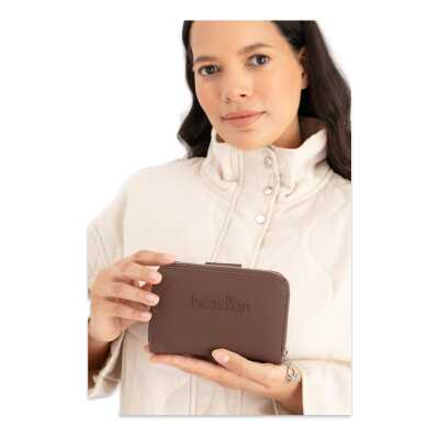 United Colors Of Benetton Bnt_1658 10X14X4 Kahverengi Unisex Cüzdan - benetton