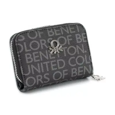 United Colors Of Benetton Bnt_1659 9X12X3 Siyah Unisex Cüzdan 