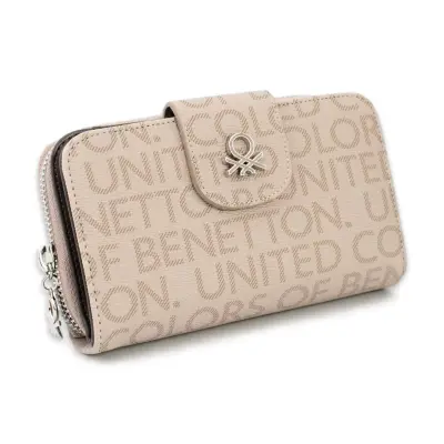 United Colors Of Benetton Bnt_1661 10X16,5X3,5 Bej Unisex Cüzdan - 1