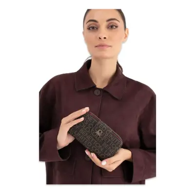 United Colors Of Benetton Bnt_1661 10X16,5X3,5 Kahverengi Unisex Cüzdan 