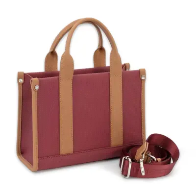 United Colors Of Benetton Bnt_1670 19X27X10 Omuz Bordo Kadın Çanta - 2