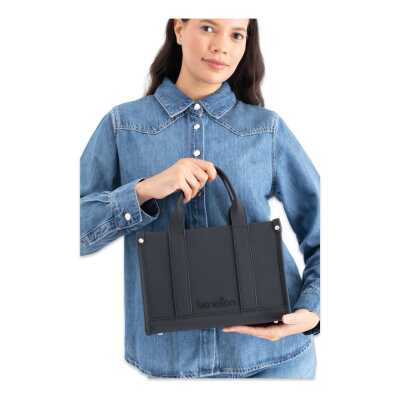 United Colors Of Benetton Bnt_1670 19X27X10 Omuz Siyah Kadın Çanta - benetton