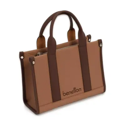 United Colors Of Benetton Bnt_1670 19X27X10 Omuz Taba Kadın Çanta 