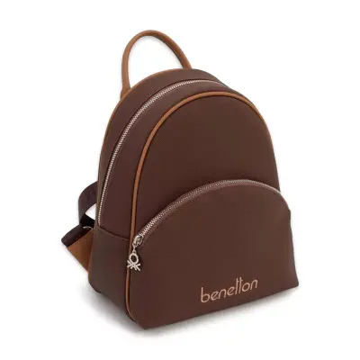 United Colors Of Benetton Bnt_1676 26X22X10 Sirt Kahverengi Kadın Çanta 