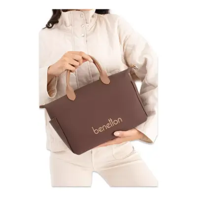 United Colors Of Benetton Bnt_1678 22X25X12 Kol Sı Kahverengi Kadın Çanta 