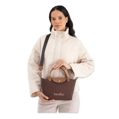 United Colors Of Benetton Bnt_1702 18X21X12 Kol Sı Kahverengi Kadın Çanta - 2