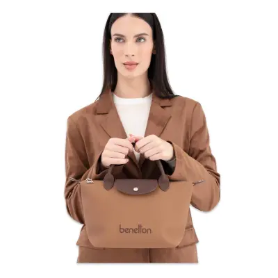 United Colors Of Benetton Bnt_1702 18X21X12 Kol Sı Taba Kadın Çanta 