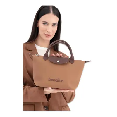 United Colors Of Benetton Bnt_1702 18X21X12 Kol Sı Taba Kadın Çanta - 2