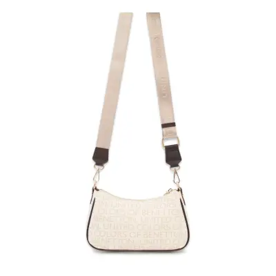 Benetton Bnt_1768 12X23X8 Çapraz Bej Kadın Çanta - benetton (1)