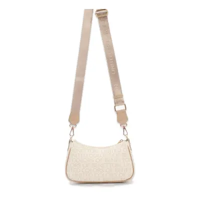 Benetton Bnt_1768 12X23X8 Çapraz Bej Kadın Çanta - benetton (1)