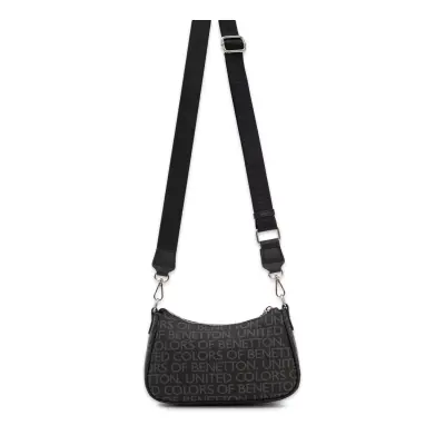 Benetton Bnt_1768 12X23X8 Çapraz Siyah Kadın Çanta - benetton (1)