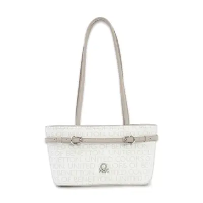 Benetton Bnt_1772 16X25X10 Kol Sı Beyaz Kadın Çanta - 1