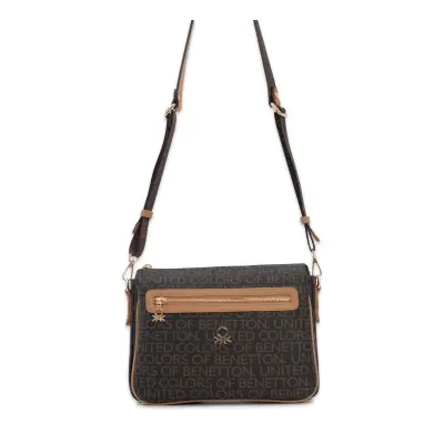 Benetton Bnt_1786 27X10X10 Çapraz Kahverengi Kadın Çanta - 1