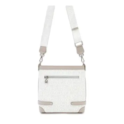 United Colors Of Benetton Bnt_1797 24X7X23 Omuz Beyaz Kadın Çanta - benetton (1)