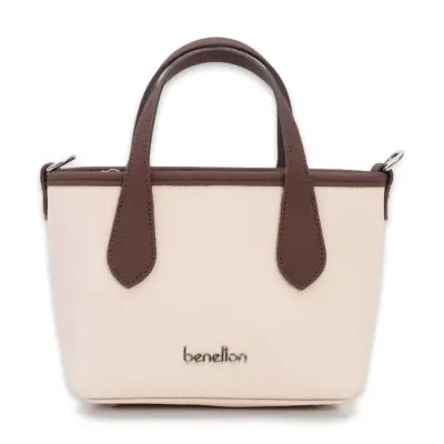 United Colors Of Benetton Bnt_1827 15X17X10 Çapraz Bej Kadın Çanta 