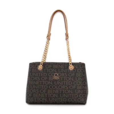 United Colors Of Benetton Bnt_1831 17X24X10 El Kahverengi Kadın Çanta 