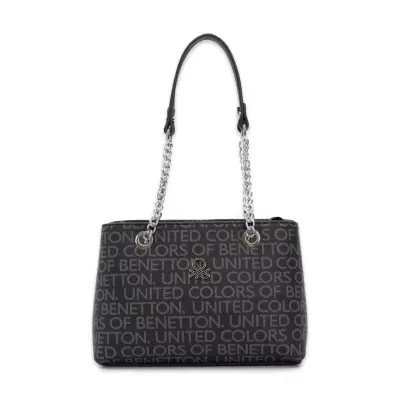 United Colors Of Benetton Bnt_1831 17X24X10 El Siyah Kadın Çanta - 1
