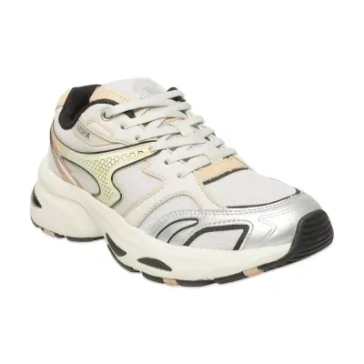 U.s. Polo Assn. 5F Etna 5Pr Günlük Bej Kadın Spor Ayakkabı - 1