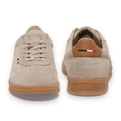 U.s. Polo Assn. 5M Delphi 5Fx Deri Günlük Sneaker Bej Erkek Spor Ayakkabı - 4