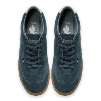 U.s. Polo Assn. 5M Delphi 5Fx Deri Günlük Sneaker Mavi Erkek Spor Ayakkabı - 3