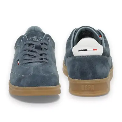 U.s. Polo Assn. 5M Delphi 5Fx Deri Günlük Sneaker Mavi Erkek Spor Ayakkabı - 4