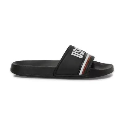 U.s. Polo Assn. 6M Alvega 6Fx Tek Bant Siyah Erkek Terlik - 1