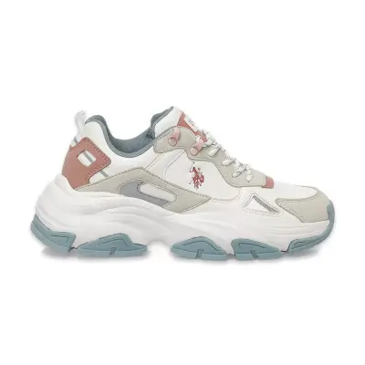 U.s. Polo Assn. 6P Kalista 6Fx Günlük Beyaz Kadın Spor Ayakkabı 