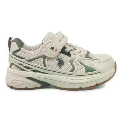 U.s. Polo Assn. 6P Sette Jr 6Fx Sneakers Bej Çocuk Spor Ayakkabı 