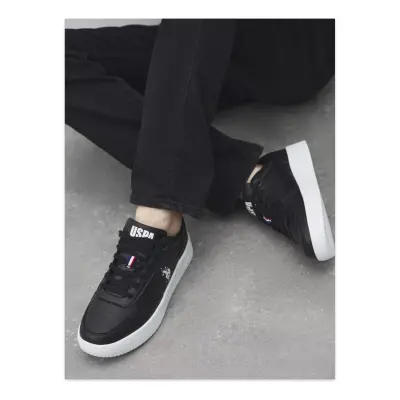 U.s. Polo Assn. Coster Günlük Sneakers Siyah Erkek Spor Ayakkabı - 3