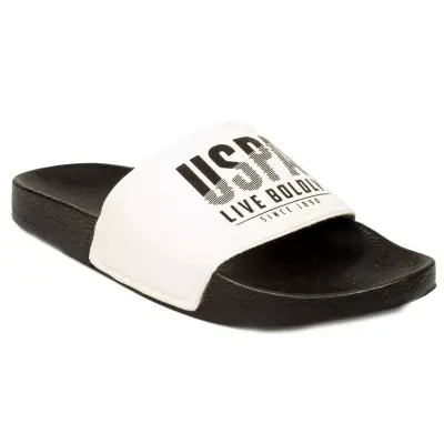 U.s. Polo Assn. Gusty Beyaz Erkek Terlik - 1