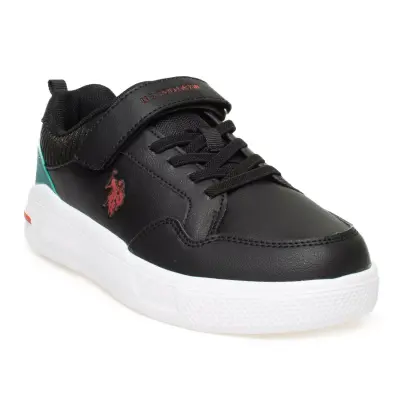 U.s.polo Assnthales-F Jr 3Pr Sneaker Siyah Çocuk Spor Ayakkabı - 1