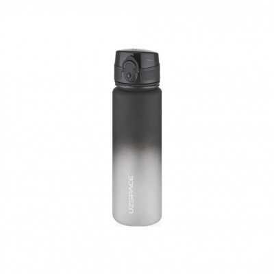 Uzspace 3026 500 Ml Gradient Renk Soft-Touch Tritan Su Matarası Siyah-Beyaz Unisex Suluk & - UZSPACE