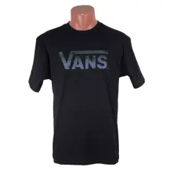 Vans Vn000Af3 Gradient V-B Siyah Unisex T-Shirt - 1