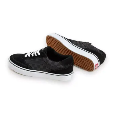 Vans Vn000D7Q Brooklyn Ls Sneakers Siyah Unisex Spor Ayakkabı - 4