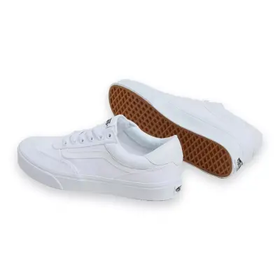 Vans Vn000D7U Brooklyn Ls Sneakers Beyaz Unisex Spor Ayakkabı - 4