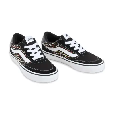 Vans Vn000D7U Brooklyn Ls Sneakers Siyah-Beyaz Unisex Spor Ayakkabı 