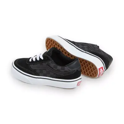 Vans Vn000D82-K Brooklyn Ls Sneakers Siyah Kız Çocuk Spor Ayakkabı - 4