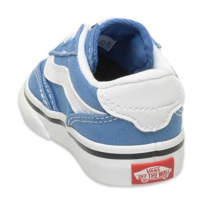 Vans Vn000Dbq Brooklyn Ls Slip-On Sneakers Mavi Çocuk Spor Ayakkabı - 4