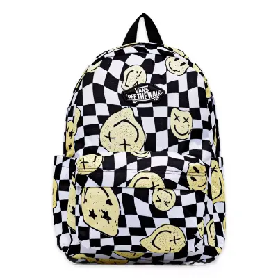 Vans Vn000H56 Old Skool Grom Backpack Beyaz-Siyah Unisex Spor Çanta - 1