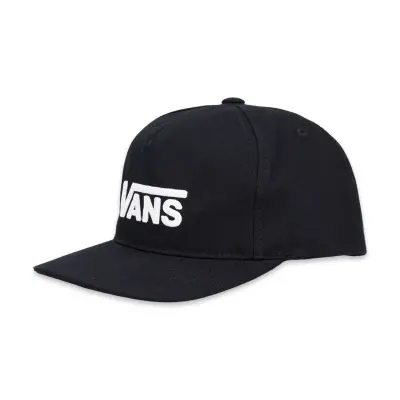 Vans Vn000Q19 Drop V Logo Snapback Siyah Unisex Şapka - 1