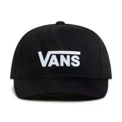 Vans Vn000Q19 Drop V Logo Snapback Siyah Unisex Şapka - Vans (1)