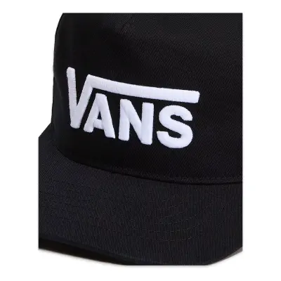 Vans Vn000Qah Drop V Logo Snapback Cap Siyah Unisex Şapka - 4