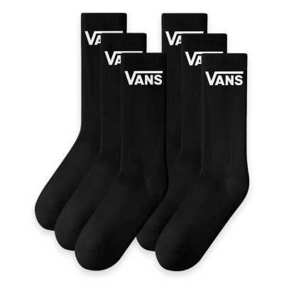 Vans Vn000Qcb Classic Crew X 6 Socks Siyah Unisex Çorap - Vans
