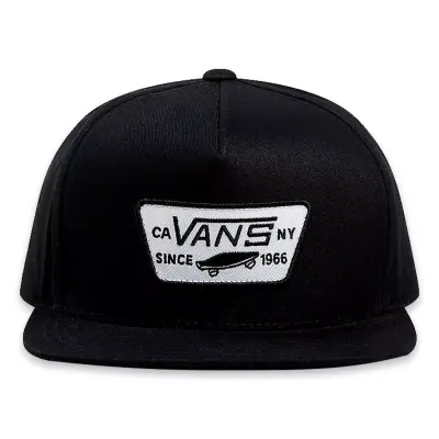 Vans Vn000Qpu Full Patch Snapback Siyah-Beyaz Unisex Şapka - 2