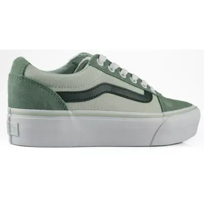 Vans Vn0A3Tlc Wm Ward Platform Sneakers Yeşil Unisex Spor Ayakkabı - 4