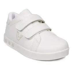 Vi̇cco 313.P19K.100 Işıklı Beyaz Kız Çocuk Spor Ayakkabı - 1