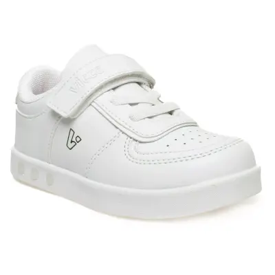 Vicco 313.P21K.130 Sam Işıklı Beyaz-Siyah Çocuk Spor Ayakkabı - 1