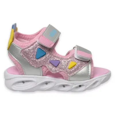 Vicco 321.B24Y204 Hilda Bebe Işılklı Pembe Erkek Çocuk Sandalet - Vicco (1)