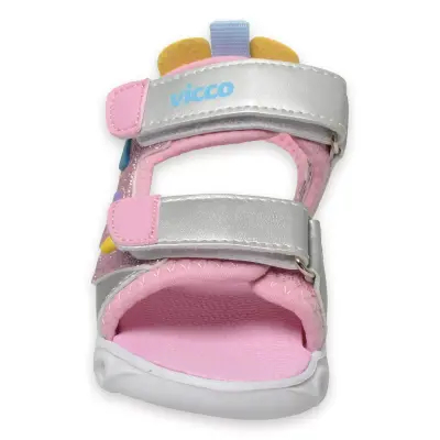 Vicco 321.B24Y204 Hilda Bebe Işılklı Pembe Erkek Çocuk Sandalet - 3
