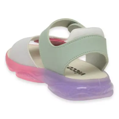 Vicco 321.B24Y223 Bebe Işıklı Çok Renkli Kız Çocuk Sandalet - 4